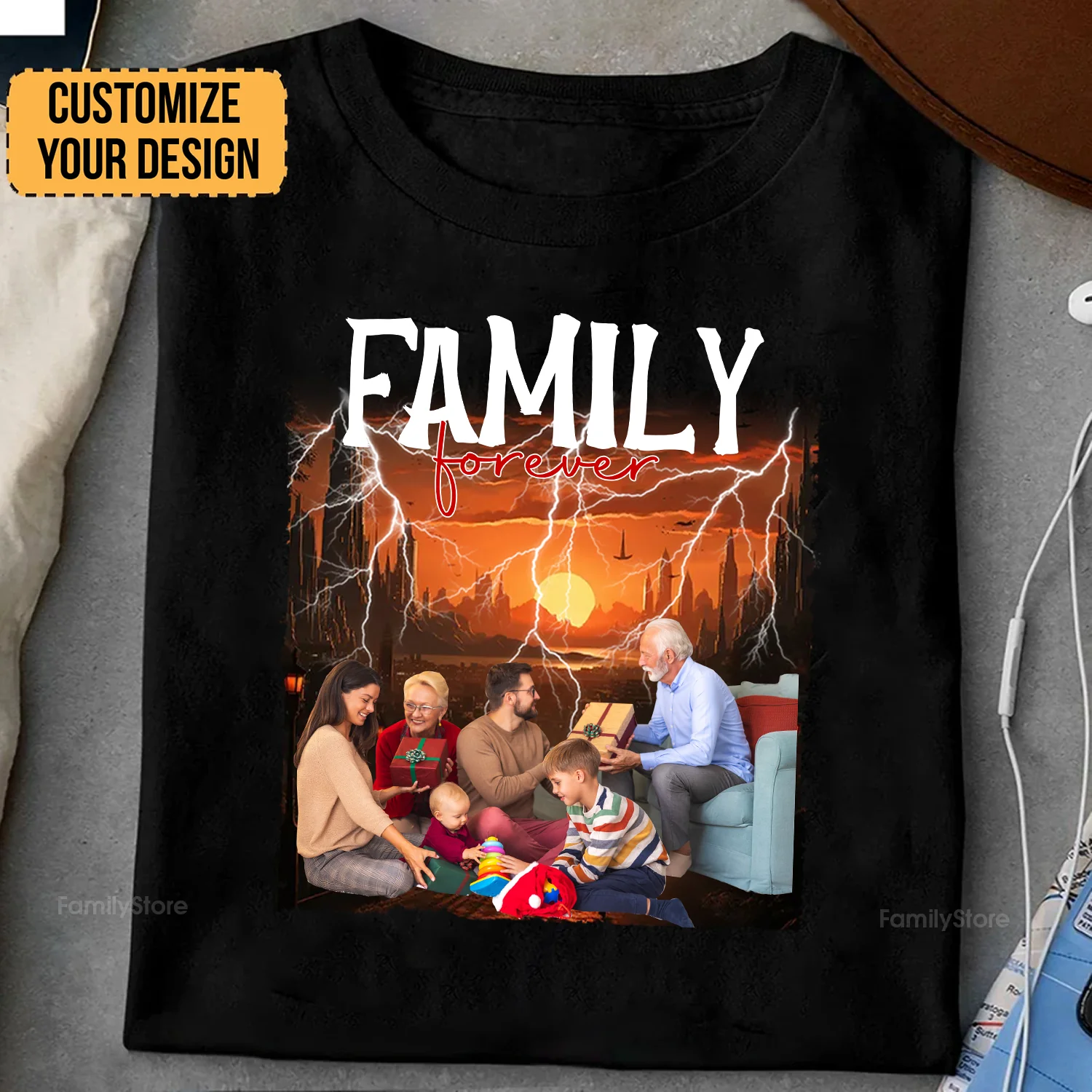 Stay With Us In The Dusk - Gift For Family Members, Friends - Personalized Shirt NA94 - Image 2