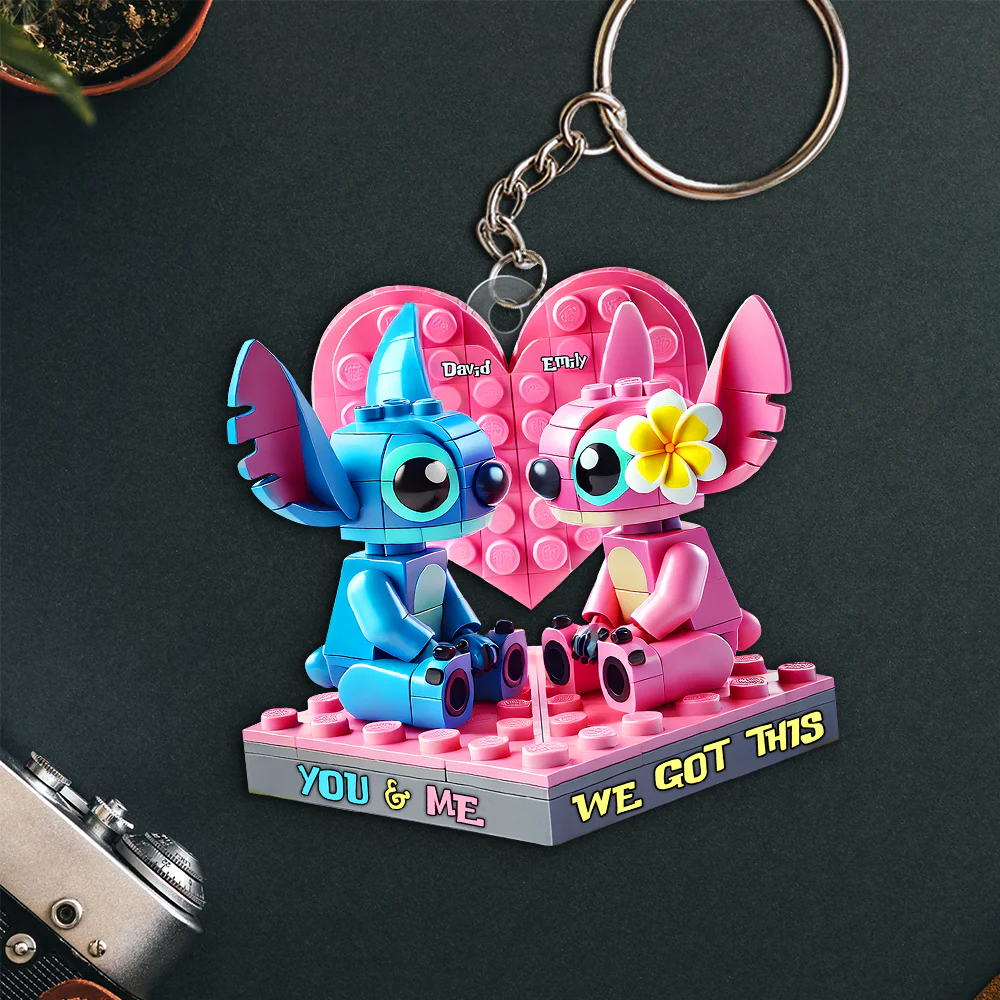 Sti Alien Monster You And Me We Got This - Personalized Acrylic Keychain - Gift For Couples NA94 - Image 3