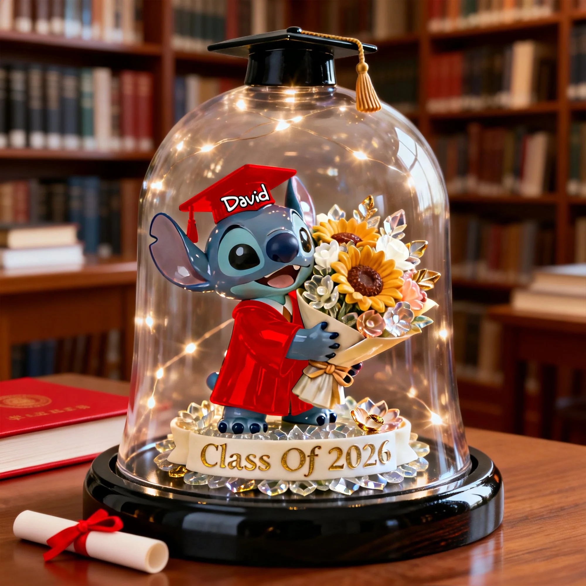Sti Class Of 2026- Personalized Acrylic Plaque - Gift For Graduation, Fan Movies HH01