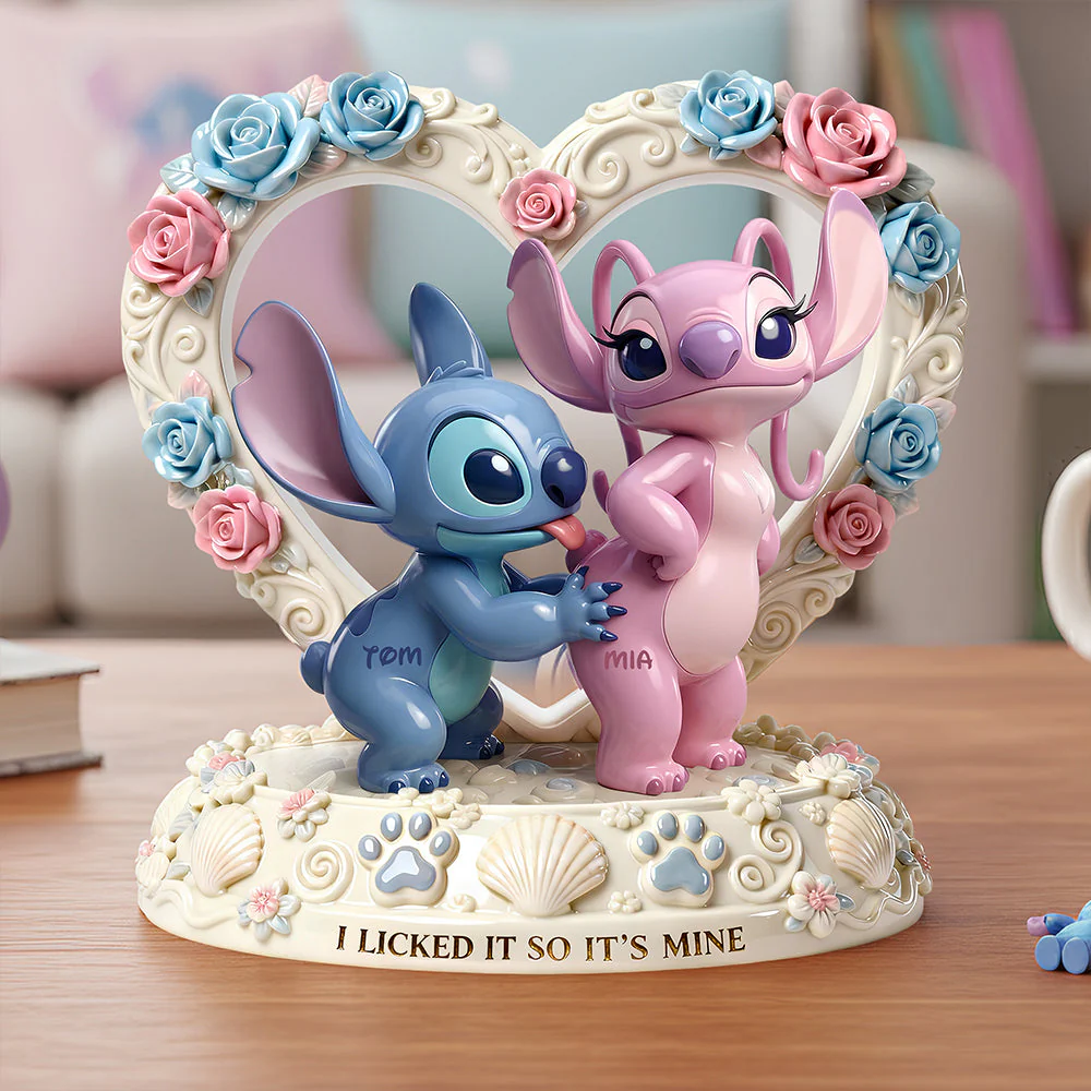 Sti I Licked It So It's Mine - Personalized Acrylic Plaque - Gift For Couple, Valentine HH01 - Image 2