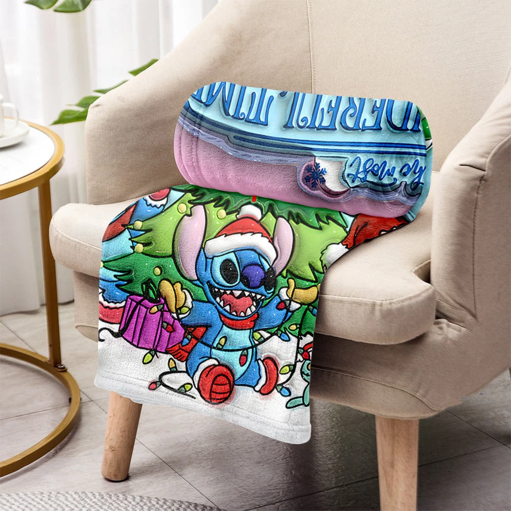 Sti It's The Most Wonderful Time Of The Year - Personalized Blanket - Christmas Gift For Movie Fans NL122 - Image 3