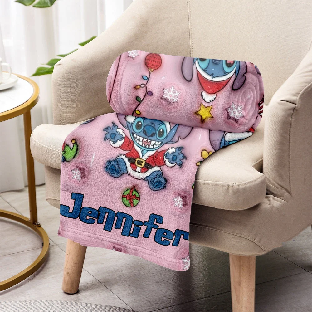 Sti Merry Christmas Together - Personalized Blanket - Christmas Gift For Family, Kids, Movie Fans NL122 - Image 3
