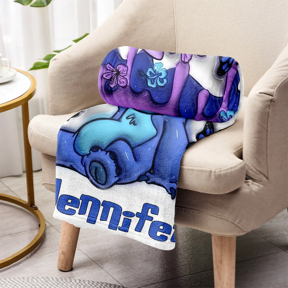 Sti Ohana Means Family - Personalized Blanket - Gifts For Movie Fans NL122 - Image 3