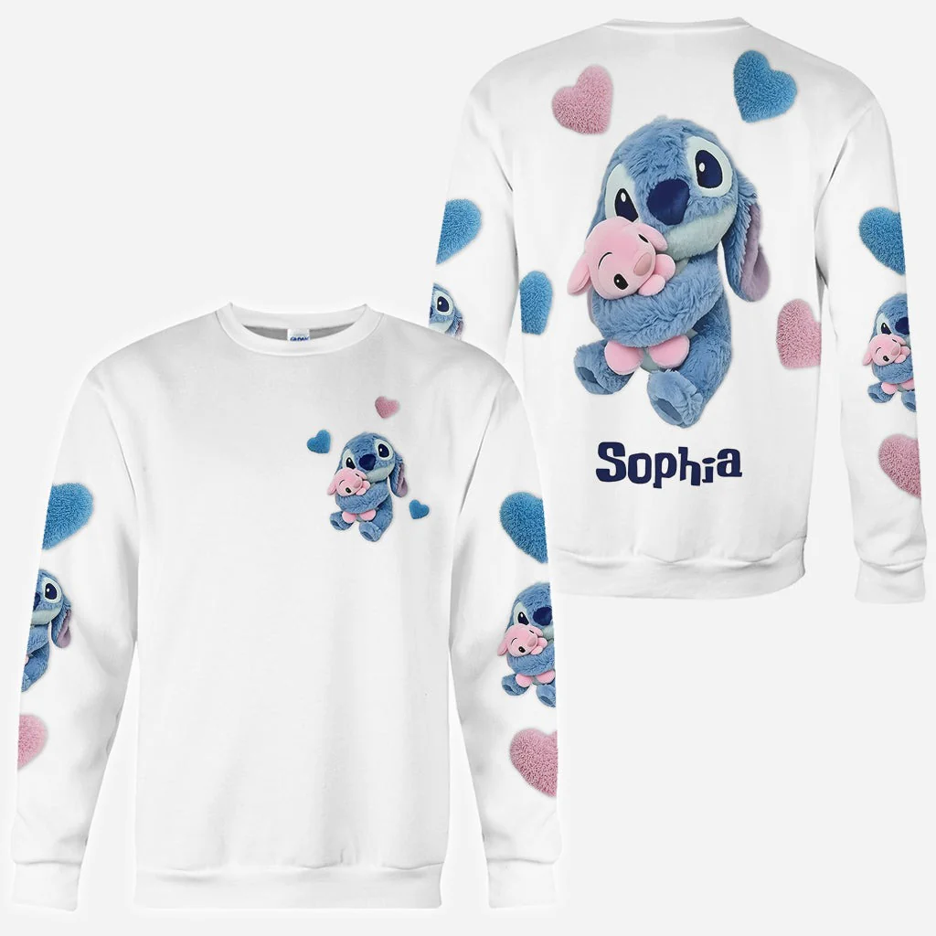Sti Ohana Means Family - Personalized Ohana All Over Shirt NL122 - Image 9