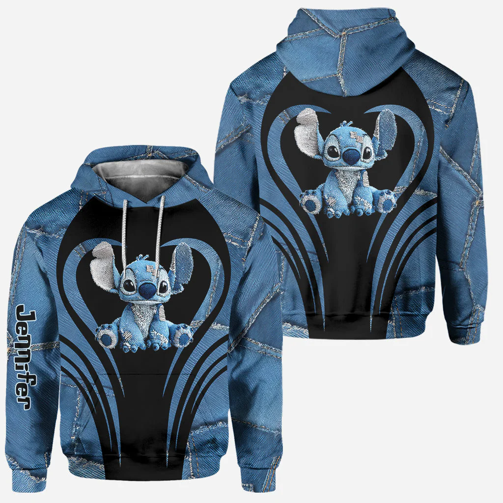 Sti Ohana Means Family - Personalized Ohana Hoodie and Leggings - Gifts For Her NL122 - Image 2