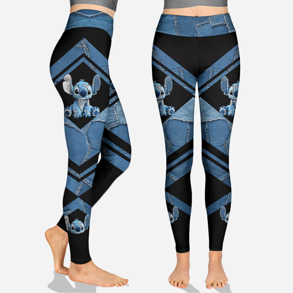 Sti Ohana Means Family - Personalized Ohana Hoodie and Leggings - Gifts For Her NL122 - Image 3