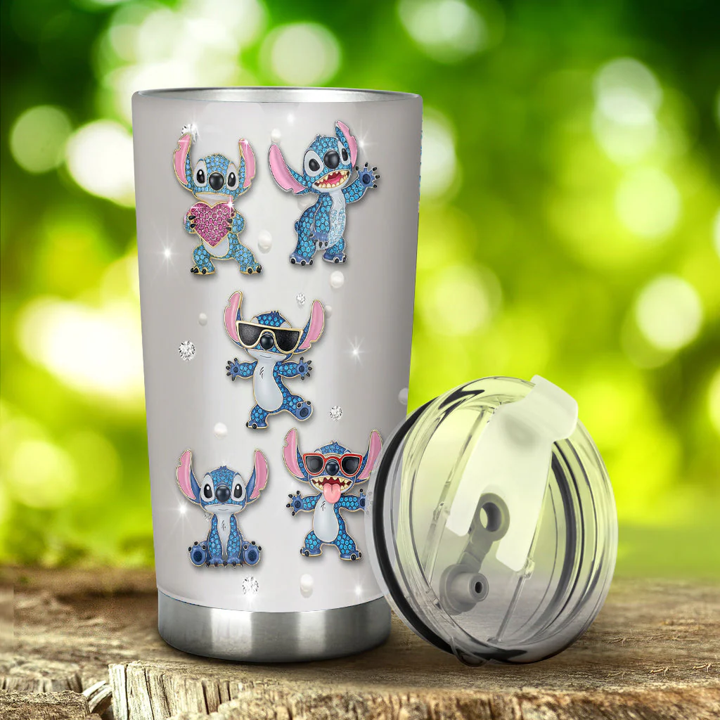 Sti Ohana Means Family - Personalized Stainless Steel Tumbler NL122 - Image 3