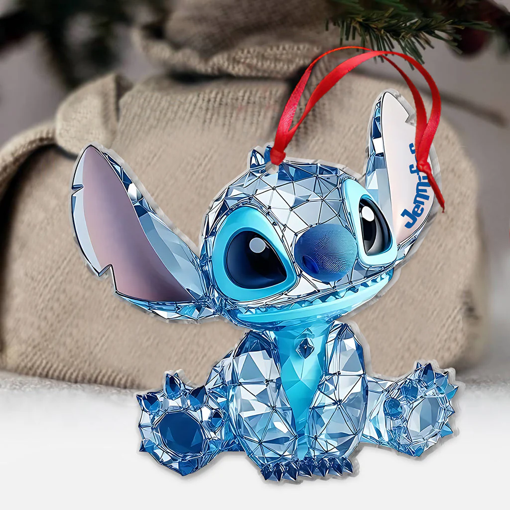 Sti Ohana Merry Christmas - Personalized Acrylic Ornament - Christmas Gift For Fans NA94 - Image 2