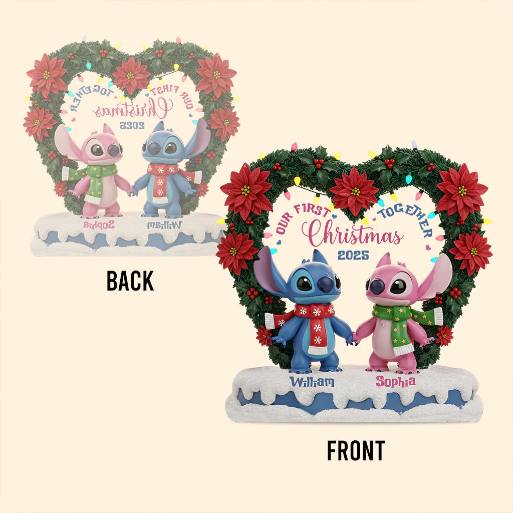 Sti Our First Christmas Together - Personalized Custom Shaped Acrylic Plaque - Christmas Gifts For Couple NL122 - Image 4
