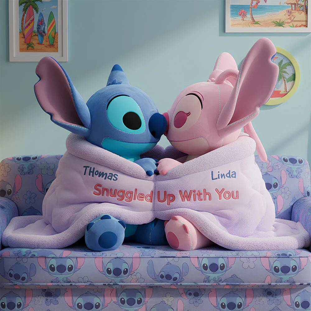 Sti Snuggled Up With You - Personalized Custom Shape Pillow - Gifts For Couple, Valentine HH01 - Image 2