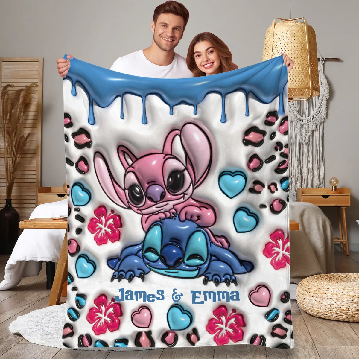 Sti Some People Are Worth Melting For - Personalized Blanket - Gift For Couples NL122