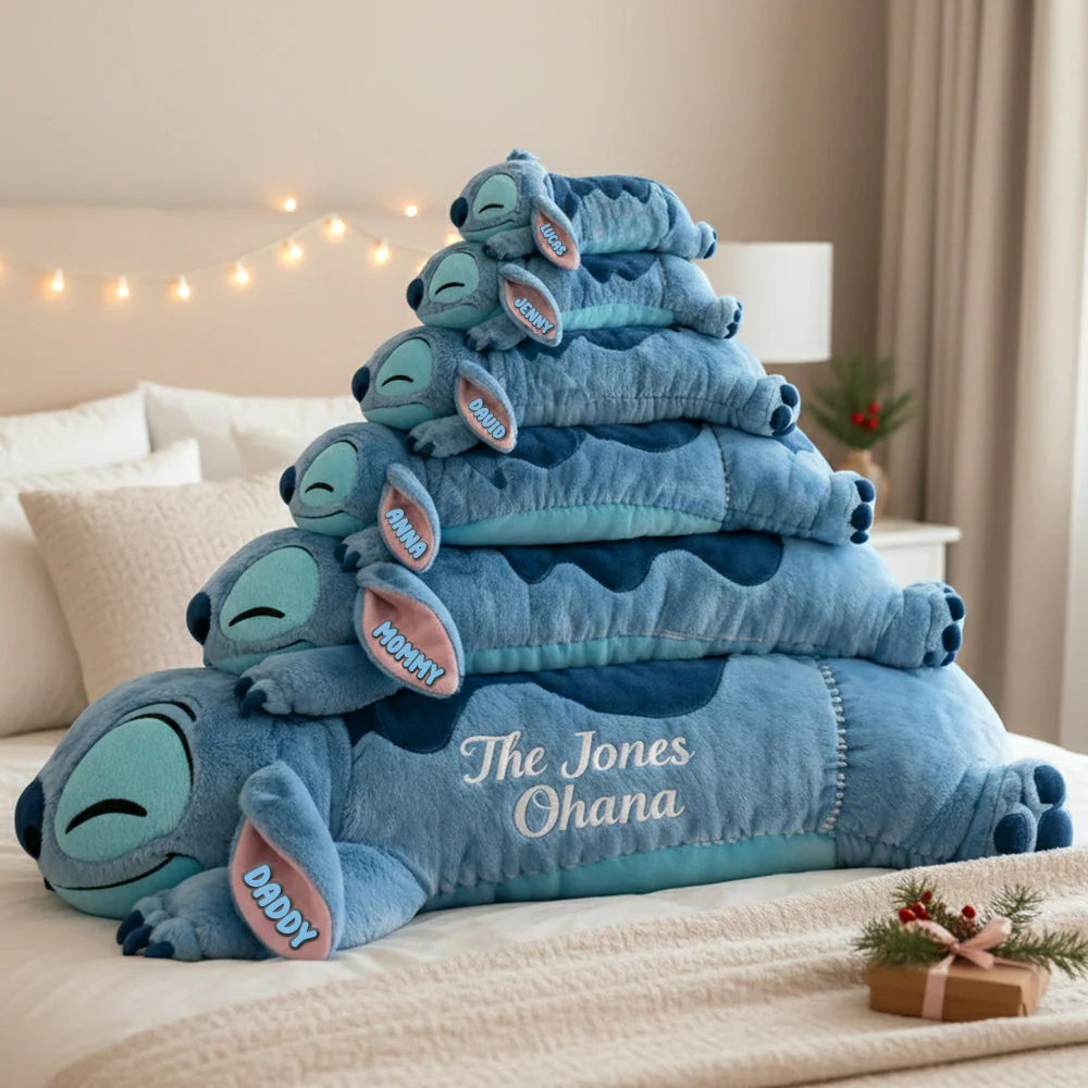 Sti Stack Family - Personalized Custom Shape Pillow - Christmas Gift For Family, Fan Movies HH01 - Image 2