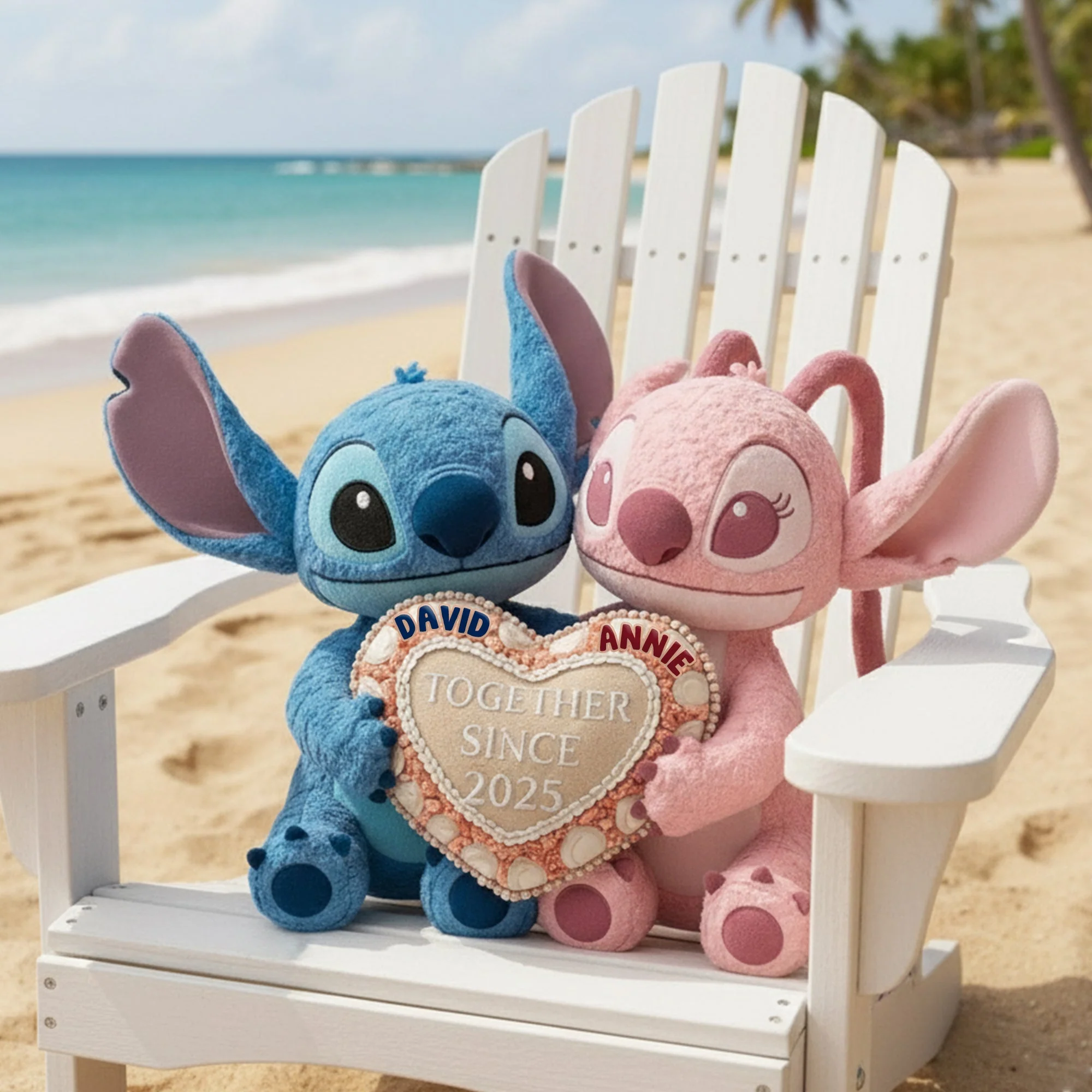 Sti Together We Make It Ohana Blue - Personalized Custom Shape Pillow - Christmas Gift For Couples NA94 - Image 4