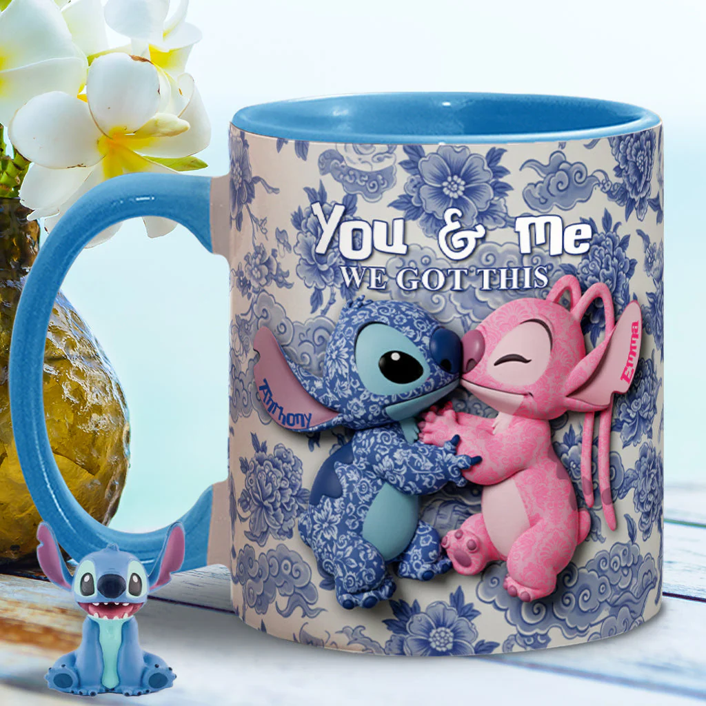Sti You And Me We Got This - Personalized Accent Mug - Gift For Couples, Movie Fans NL122