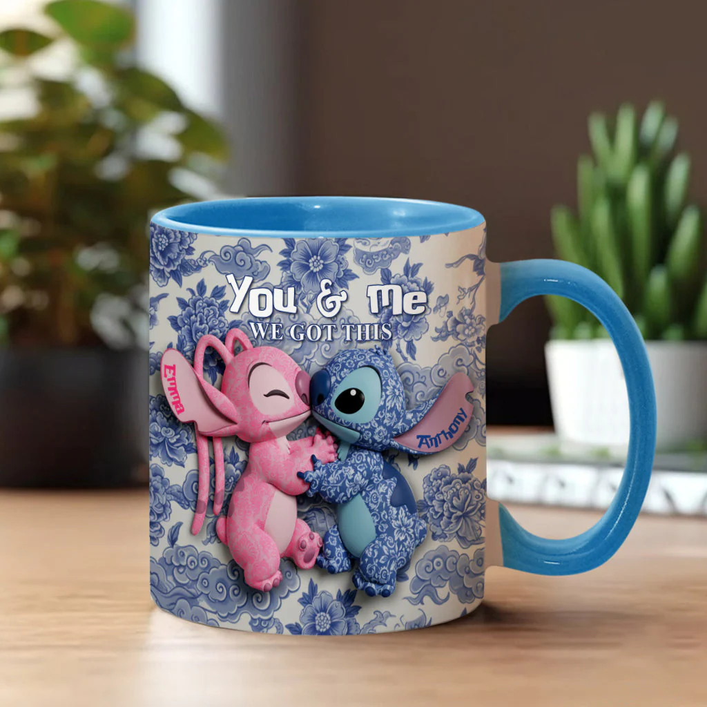 Sti You And Me We Got This - Personalized Accent Mug - Gift For Couples, Movie Fans NL122 - Image 2