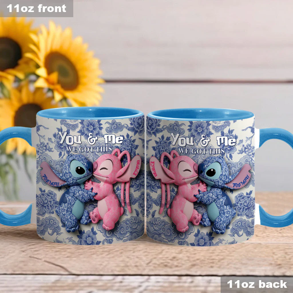 Sti You And Me We Got This - Personalized Accent Mug - Gift For Couples, Movie Fans NL122 - Image 3