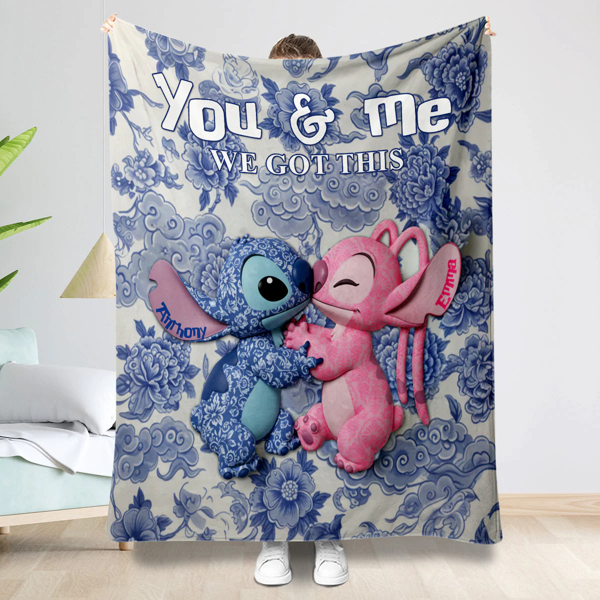 Sti You And Me We Got This - Personalized Blanket - Gift For Couples, Movie Fans NL122