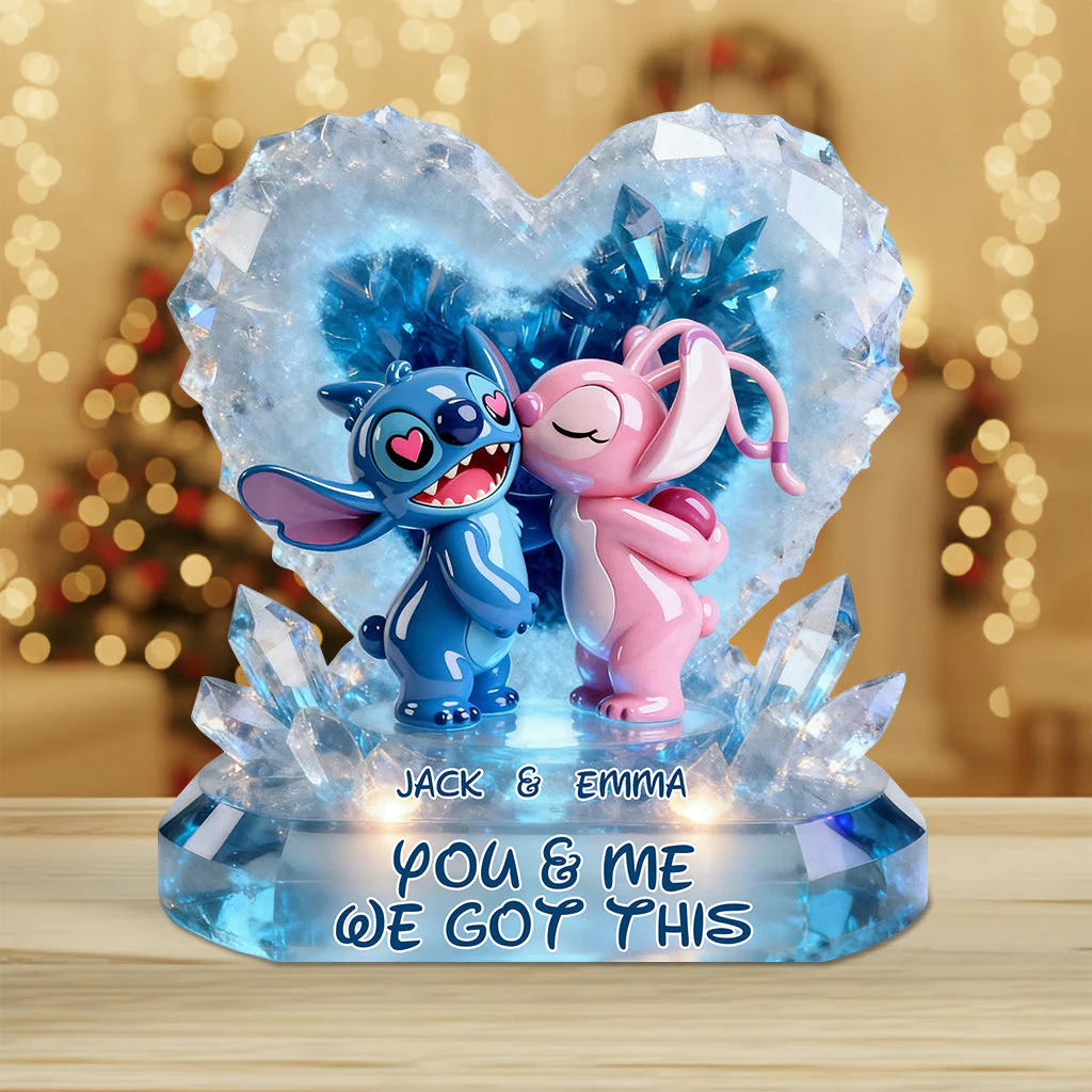 Sti You And Me We Got This - Personalized Custom Shape Acrylic Plaque - Gift For Couples | NL122 - Image 3