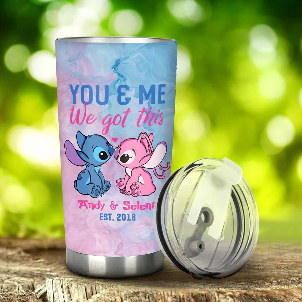 Sti You And Me We Got This - Personalized Stainless Steel Tumbler - Gift For Couples NL122 - Image 3