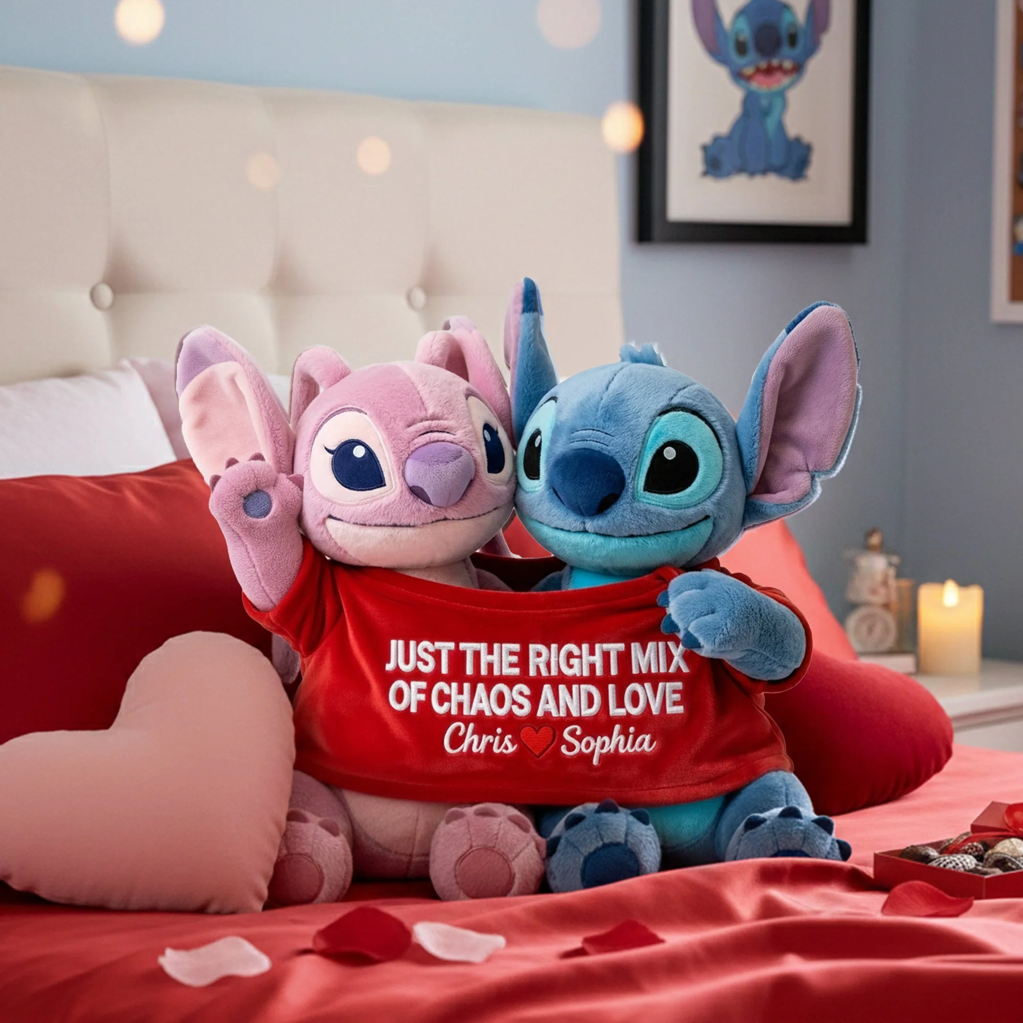 Sti You'll Always Be Stuck With Me - Personalized Custom Shape Pillow - Gift For Couples, Movie Fans NL122 - Image 2
