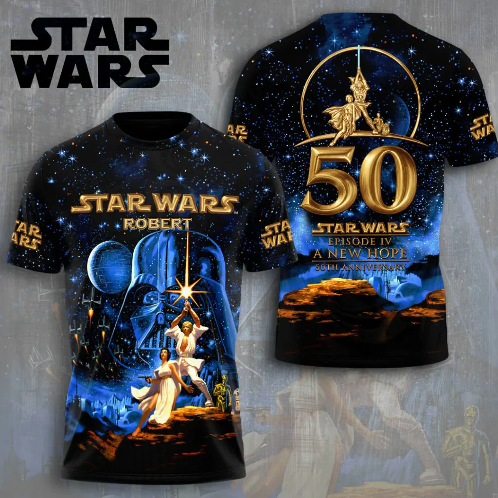 Stwa 50th Anniversary - Personalized All Over Shirt - Gift For Movie Fans HH01
