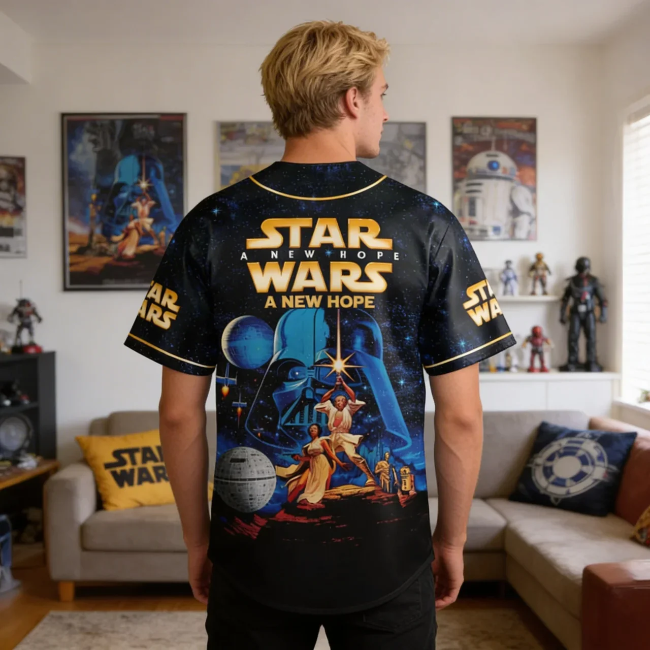 Stwa 50th Anniversary - Personalized Baseball Jersey - Gift For Movie Fans HH01 - Image 3