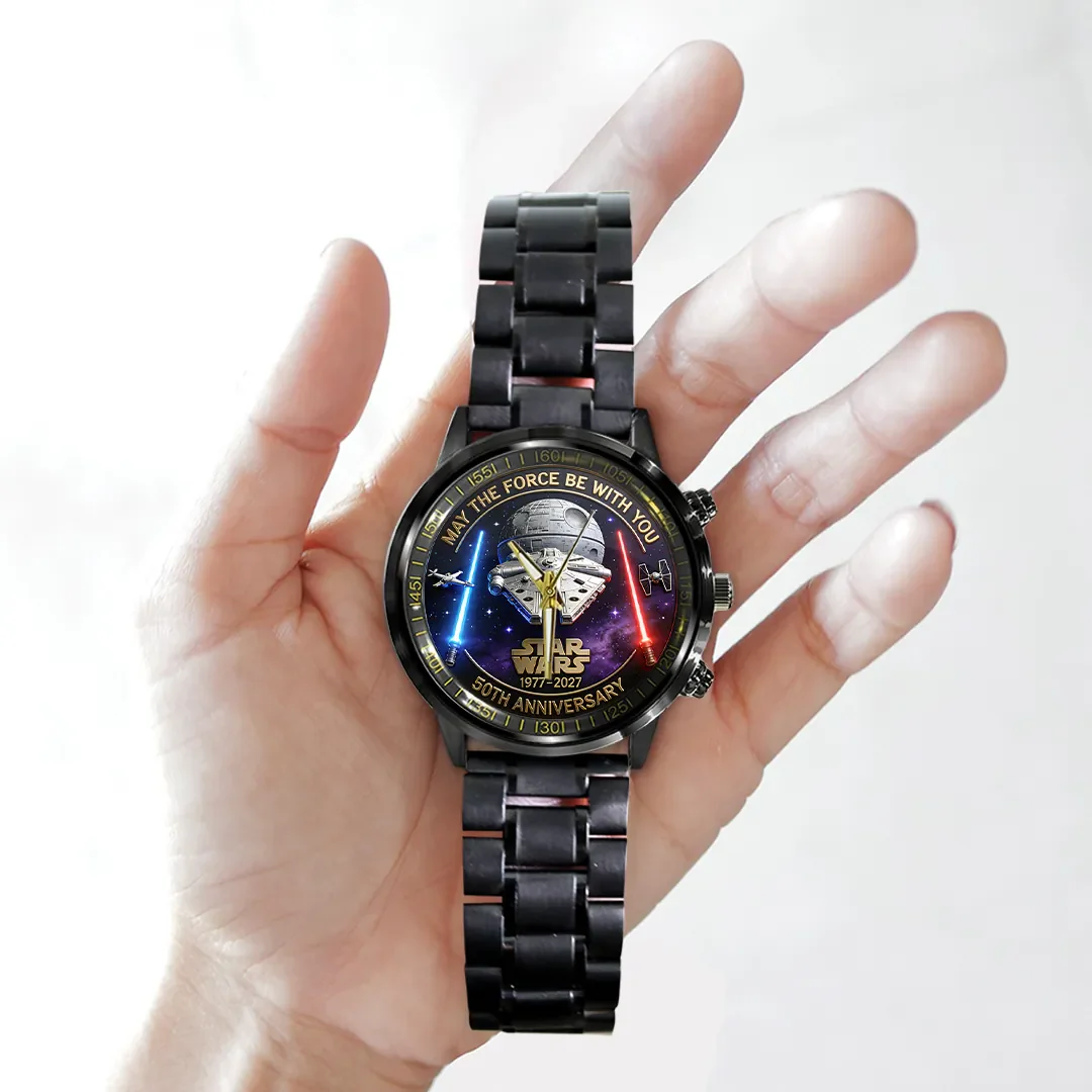 Stwa 50th Anniversary - Personalized Hand Watch - Gift For Movie Fans HH01 - Image 4