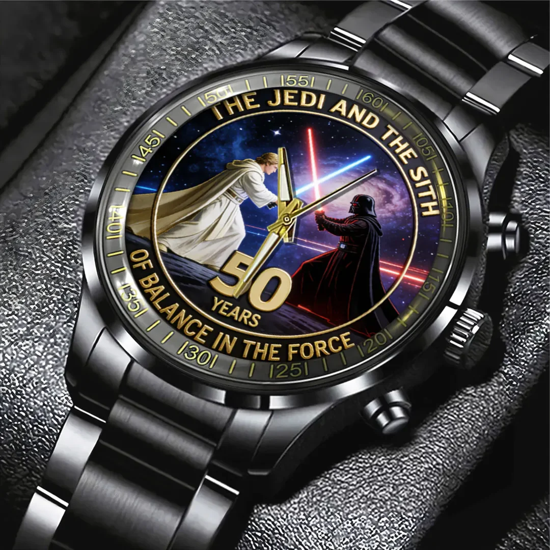Stwa 50th Anniversary - Personalized Hand Watch - Gift For Movie Fans HH01 - Image 2
