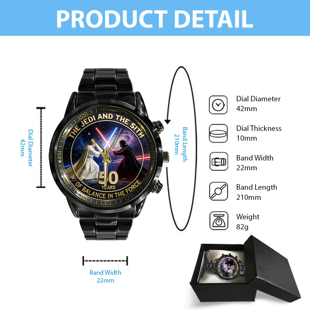 Stwa 50th Anniversary - Personalized Hand Watch - Gift For Movie Fans HH01 - Image 5