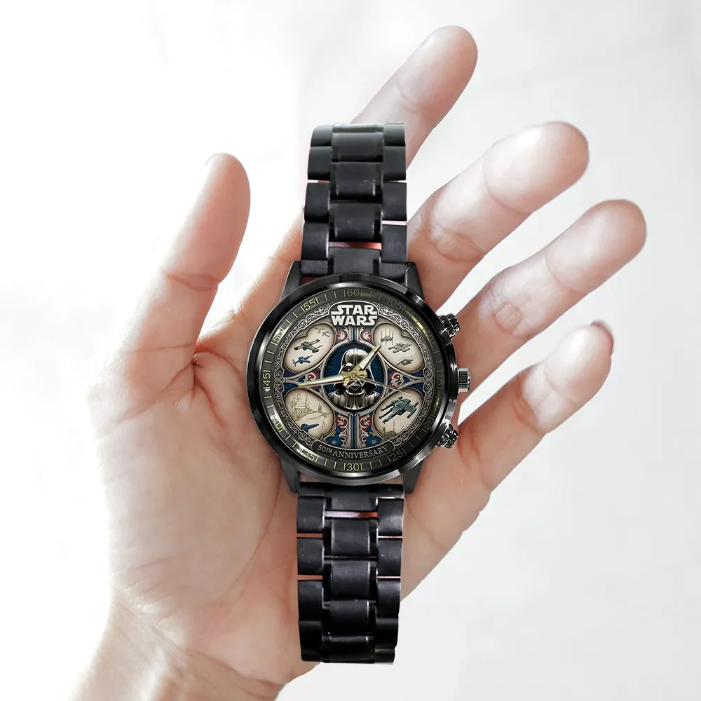 Stwa 50th Anniversary - Personalized Hand Watch - Gift For Movie Fans HH01 - Image 4