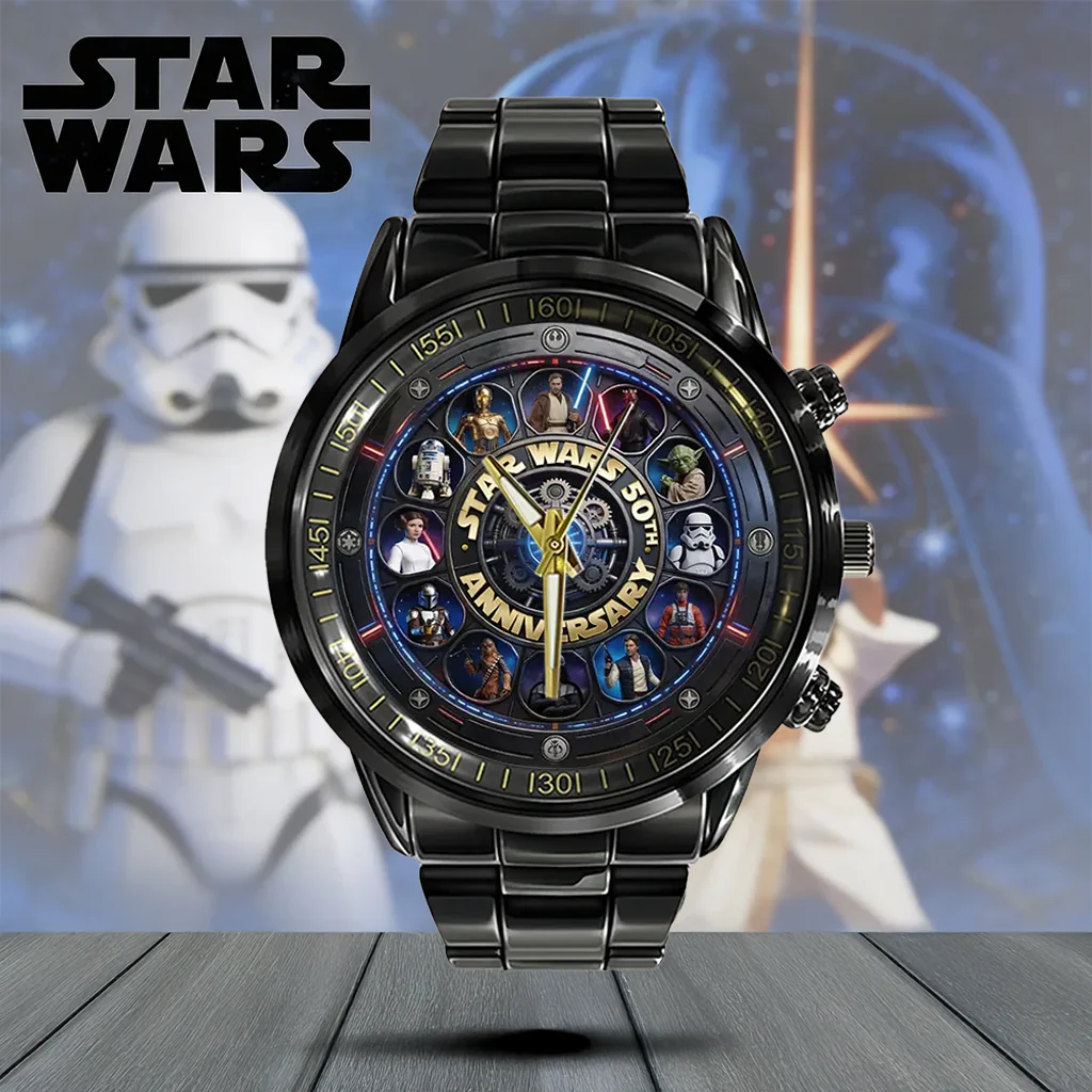 Stwa 50th Anniversary - Personalized Hand Watch - Gift For Movie Fans HH01 - Image 4