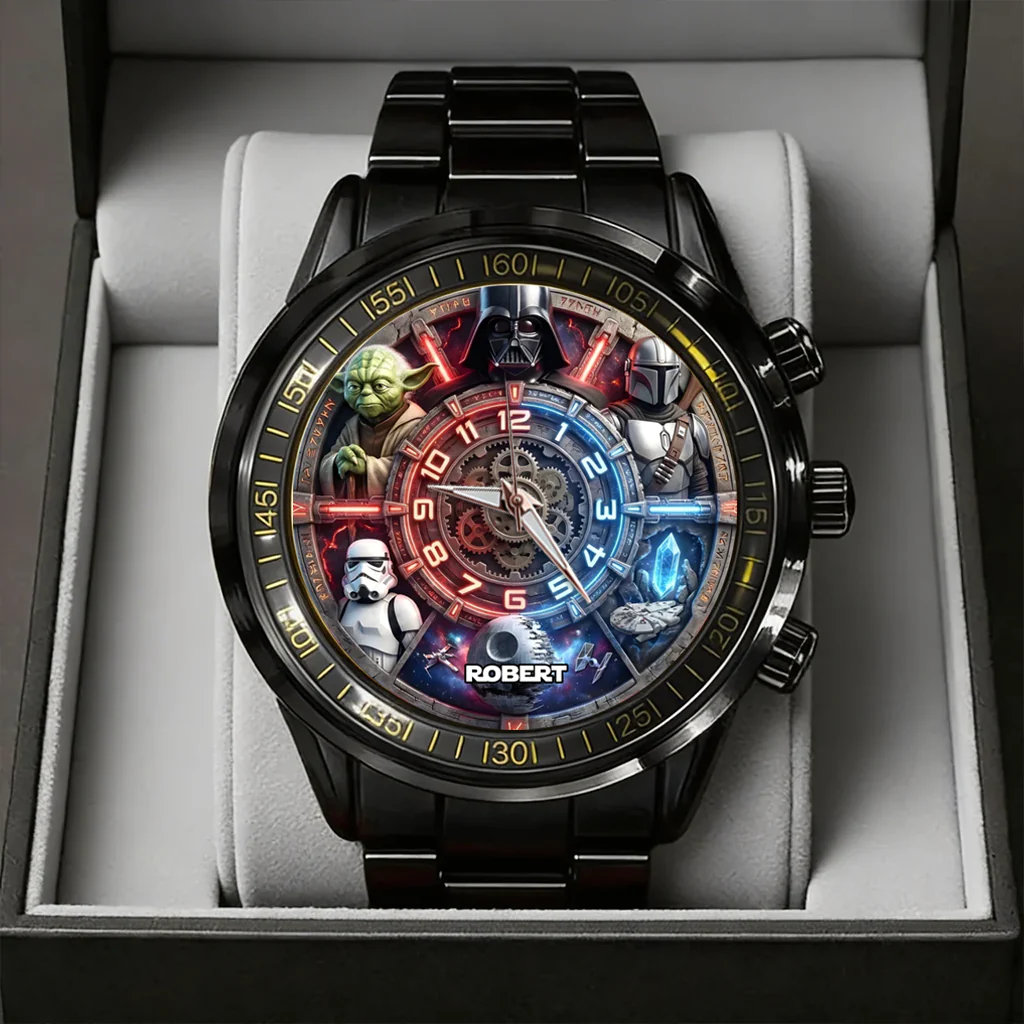 Stwa 50th Anniversary - Personalized Hand Watch - Gift For Movie Fans HH01