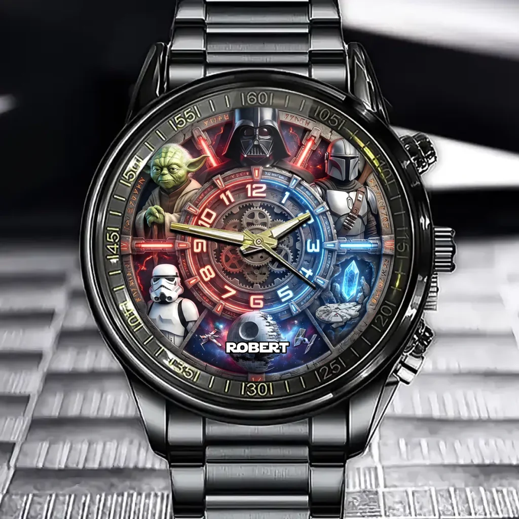 Stwa 50th Anniversary - Personalized Hand Watch - Gift For Movie Fans HH01 - Image 3