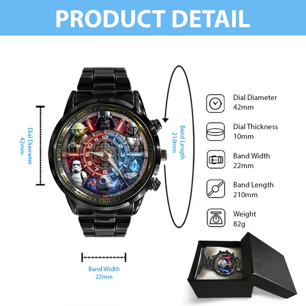 Stwa 50th Anniversary - Personalized Hand Watch - Gift For Movie Fans HH01 - Image 5