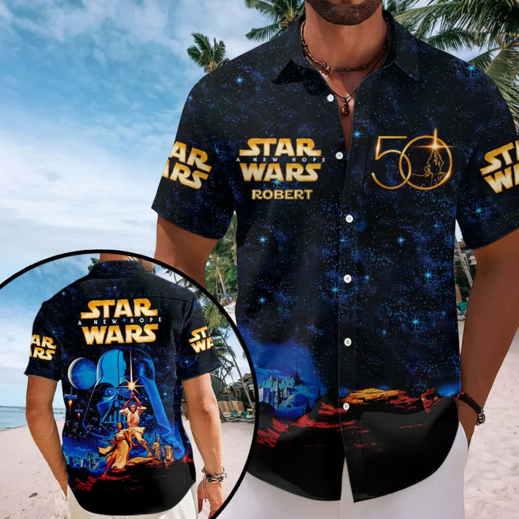 Stwa 50th Anniversary - Personalized Hawaiian Shirt - Gift For Movie Fans HH01
