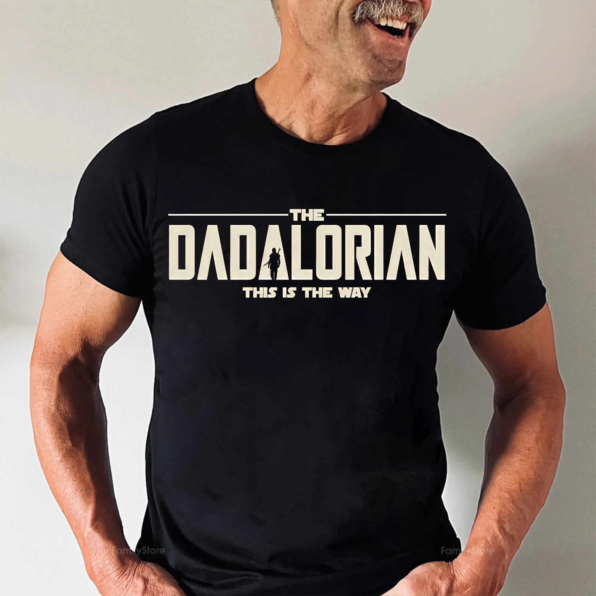 Stwa Best Dad Ever The Dadalorian - Personalized Shirt - Gift For Dad, Father's Day | CL08 NA94 - Image 4