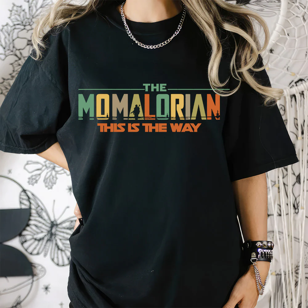 Stwa Best Mom Ever The Momalorian - Personalized Shirt - Gift For Mom, Mother’s Day | CL08 NA94 - Image 3