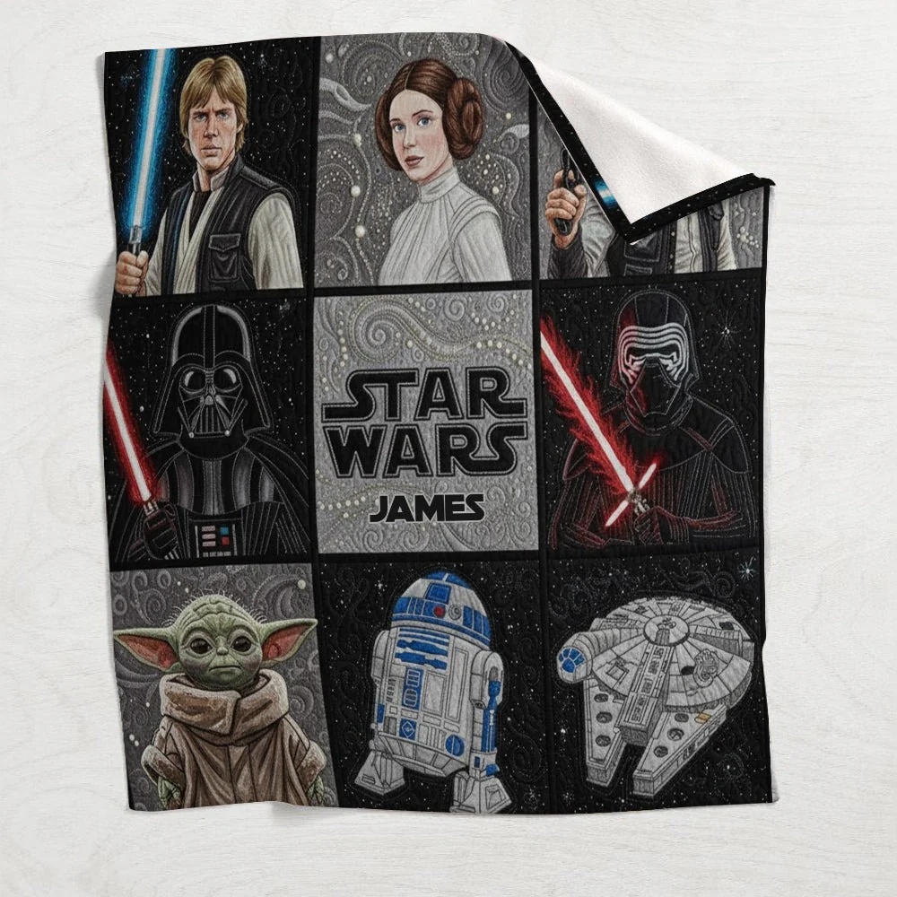 Stwa Characters In Galaxy Star - Personalized Blanket - Gift For Movie Fans NL122 - Image 4