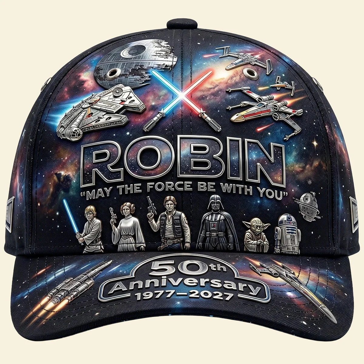 Stwa Galaxy Star 50th Anniversary - Personalized Classic Cap - Gift For Movie Fans NL122 - Image 3