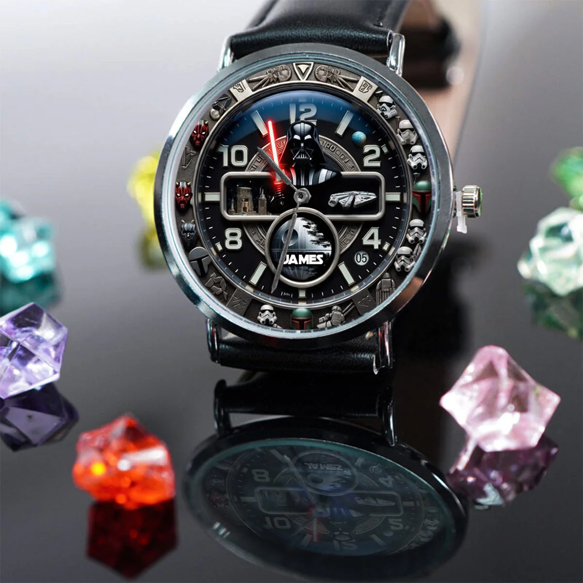 Stwa Galaxy Star Characters - Personalized Hand Watch - Gift For Movie Fans NL122 - Image 2