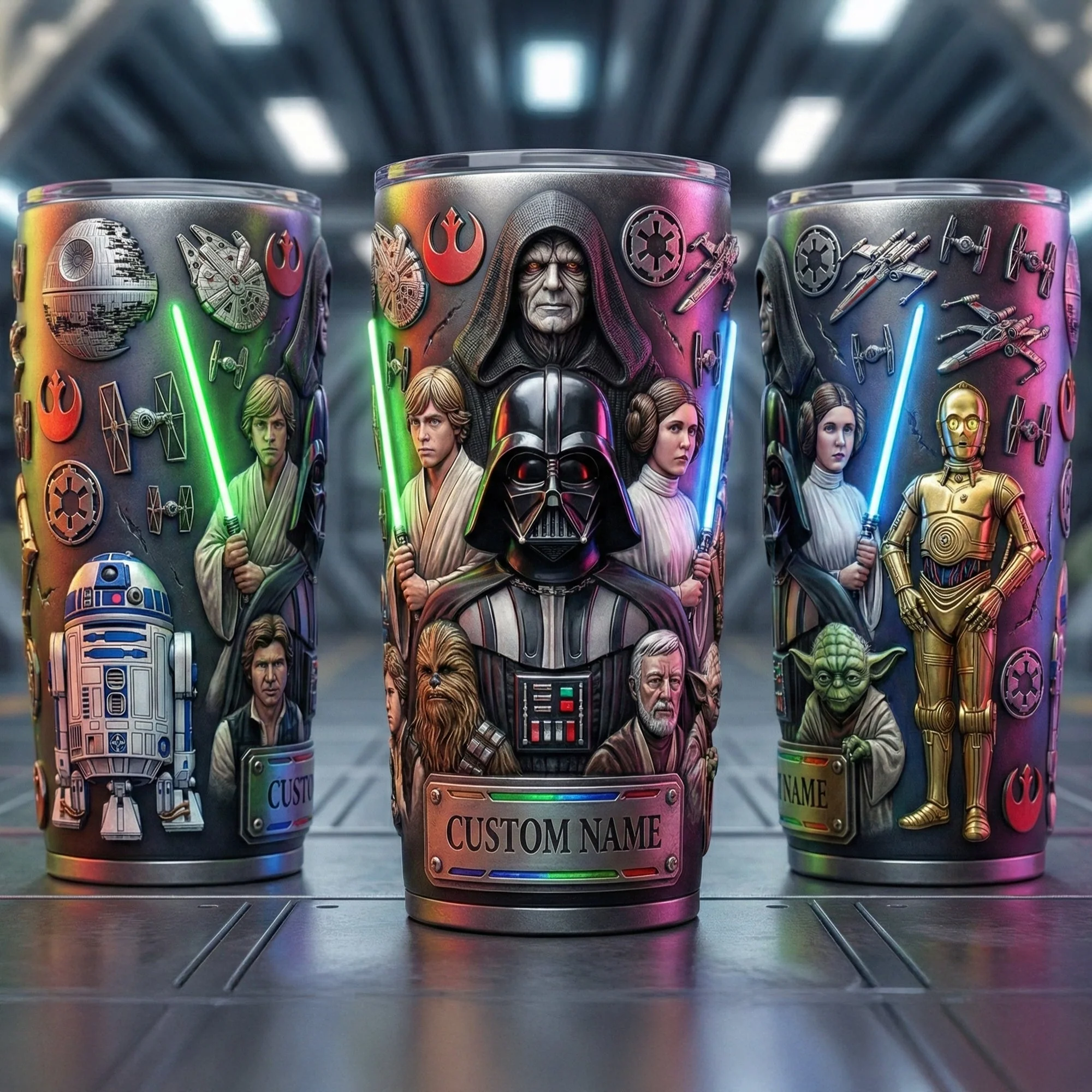 Stwa Galaxy Star Space Warrior - Personalized Tumbler - Gift For Movie Fans NL122