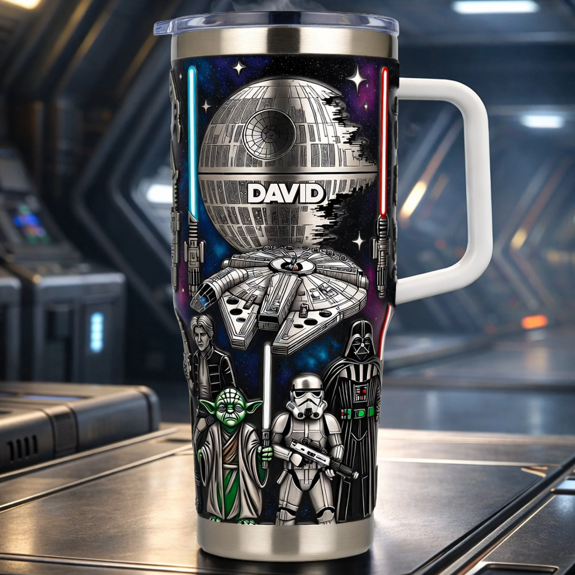 Stwa Galaxy Star Space Warrior - Personalizied Tumbler - Gift For Movie Fans NL122 - Image 5