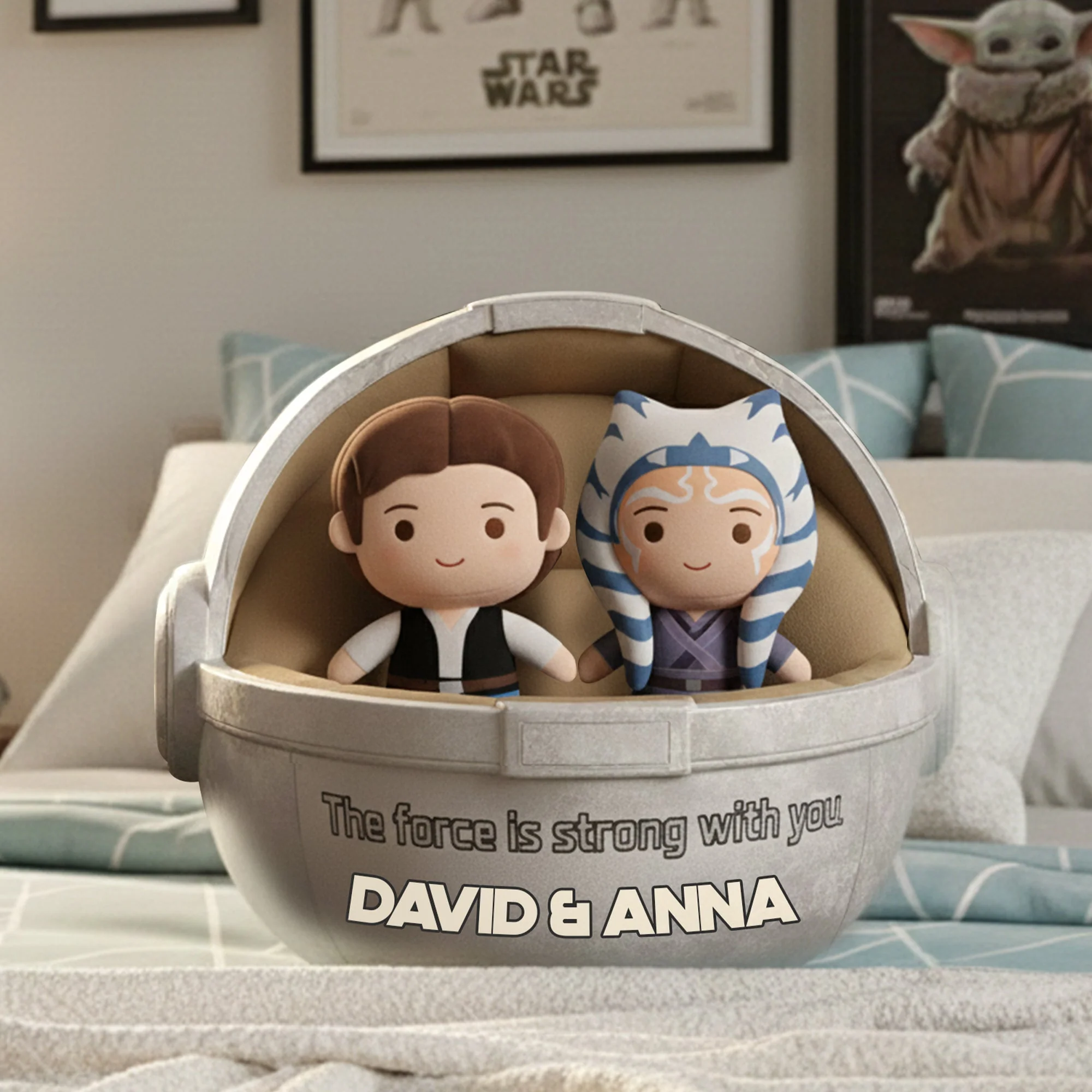 Stwa Galaxy Star The Force Is Strong With You - Personalized Custom Shape Pillow - Gift For Movie Fans, Couples NL122 - Image 2