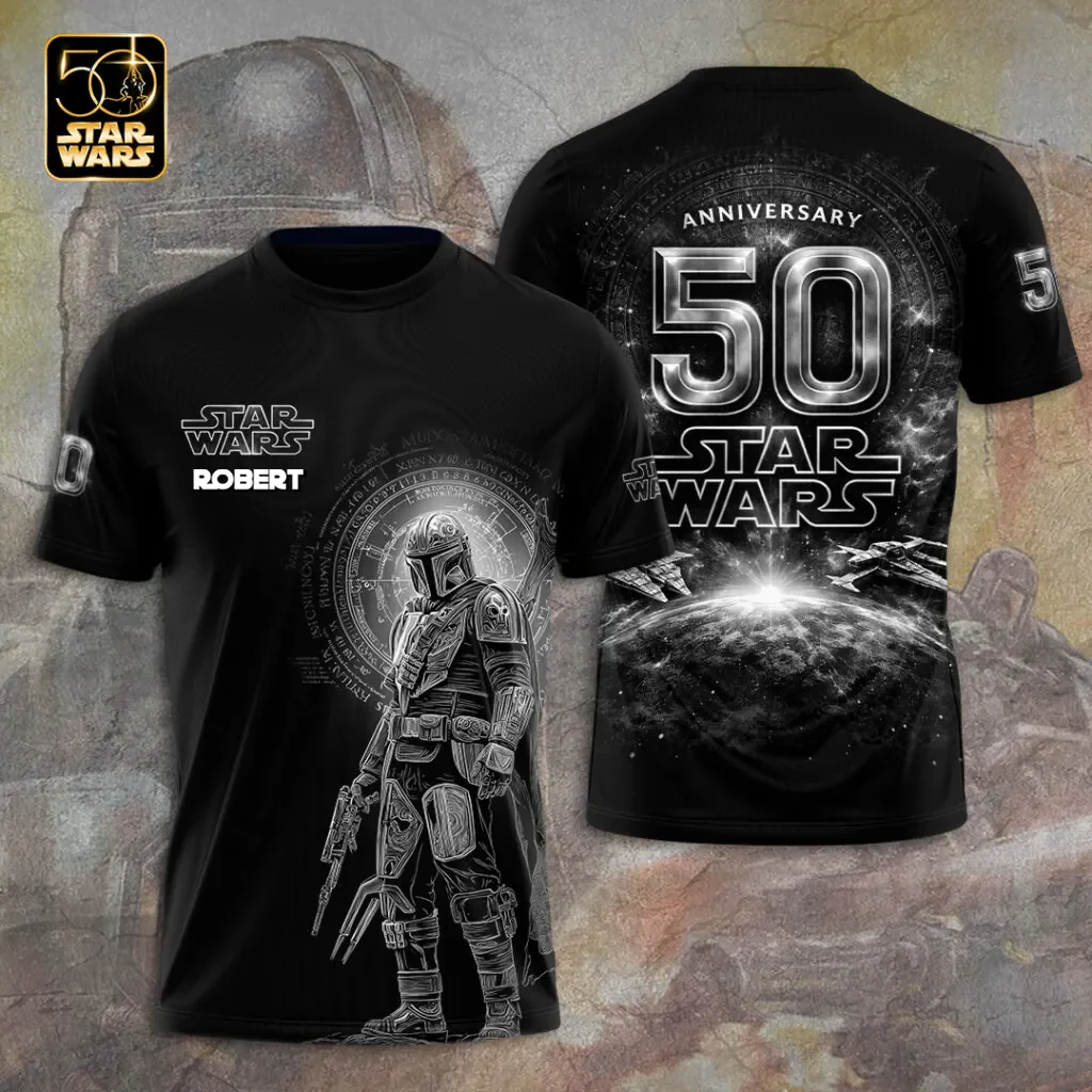 Stwa Galazy Star Celebrating 50th Anniversary - Personalized All Over Shirt - Gift For Movie Fans HH01