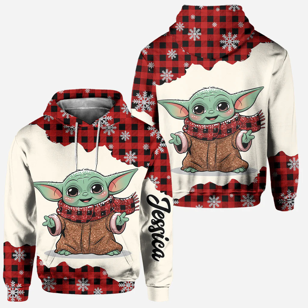 Stwa Glaxy Star Merry Christmas - Personalized Hoodie and Leggings NL122 - Image 2