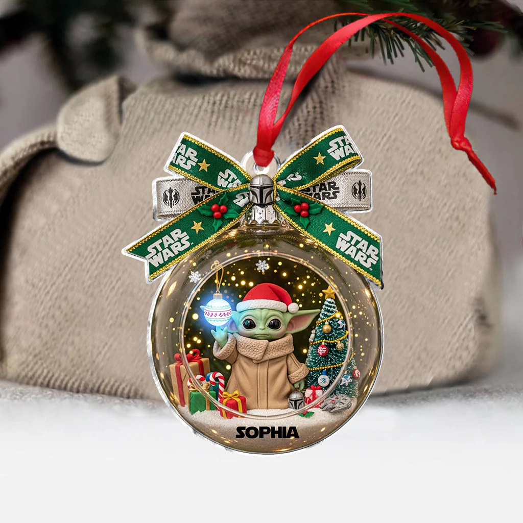 Stwa Glaxy Star Merry Christmas - Personalized Ornament - Gift For Movie Fans NL122 - Image 2