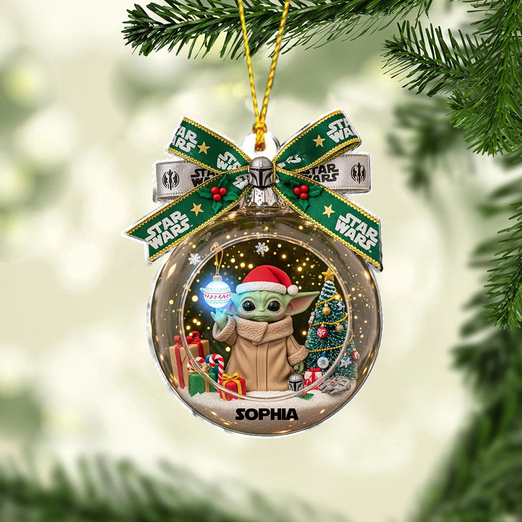 Stwa Glaxy Star Merry Christmas - Personalized Ornament - Gift For Movie Fans NL122 - Image 3