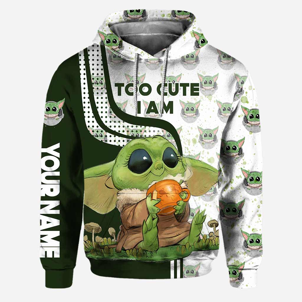 Stwa Glaxy Star Too Cute I Am - Personalized Hoodie and Leggings NL122 - Image 5
