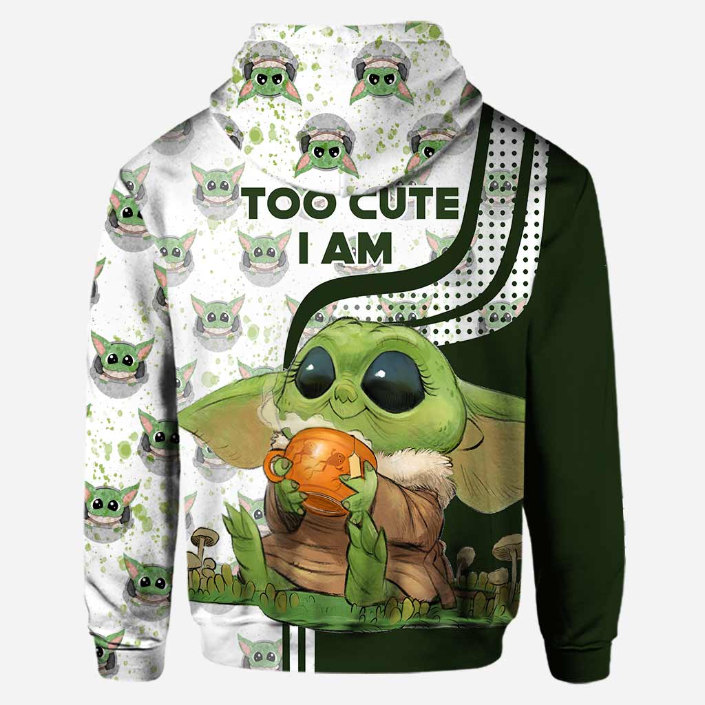 Stwa Glaxy Star Too Cute I Am - Personalized Hoodie and Leggings NL122 - Image 6