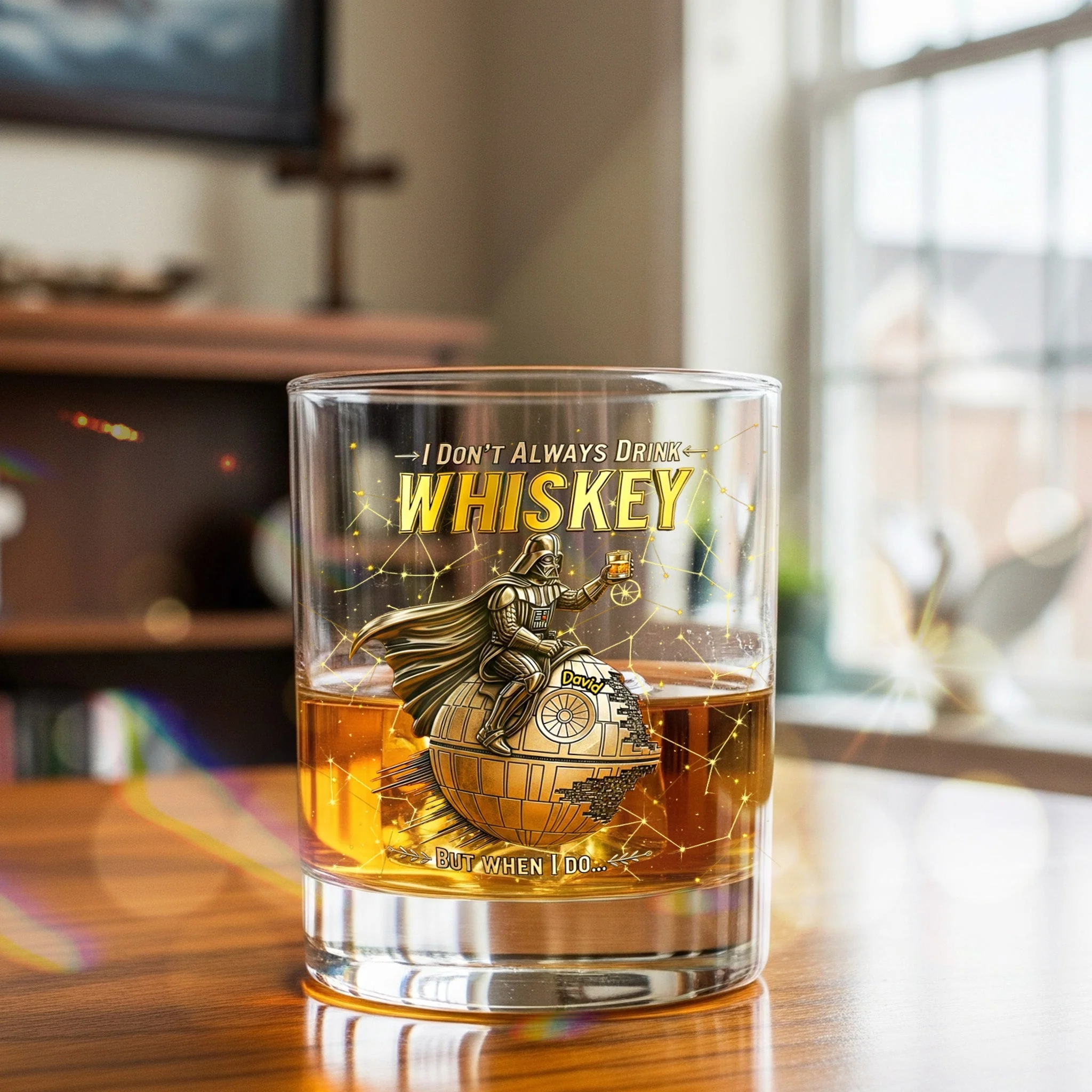 Stwa I Don't Always Drink Whiskey - Personalized Whiskey Glass - Christmas Gift For Drinkers HH01 - Image 2